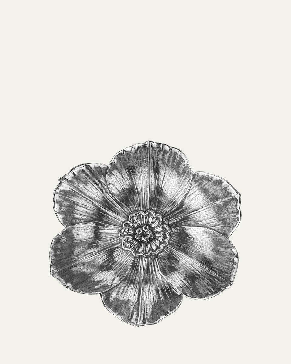 Narcissus Sterling Silver Flower Bowl